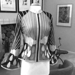 Stillman Studio mesh and leather jacket